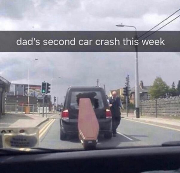 Dads second car crash