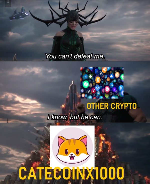 You can't defeat me! But Catecoin Can!