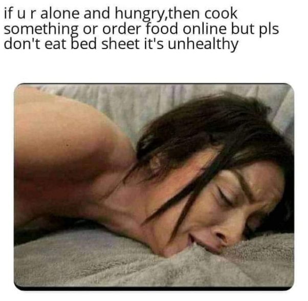 Don't eat Bedsheet