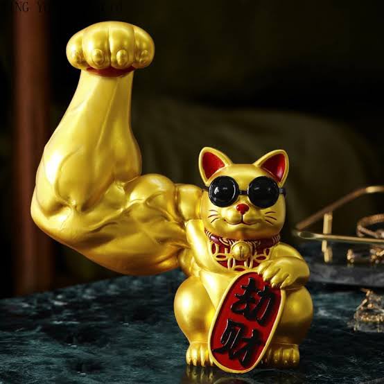 Just HODL this Lucky Cat!